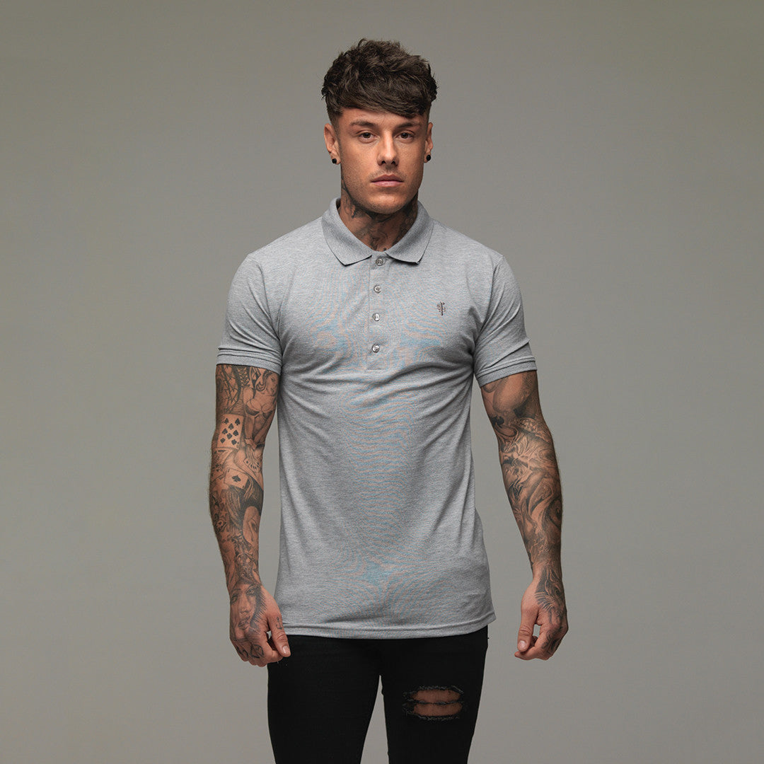 Father Sons Classic Grey Polo Shirt - FSH048